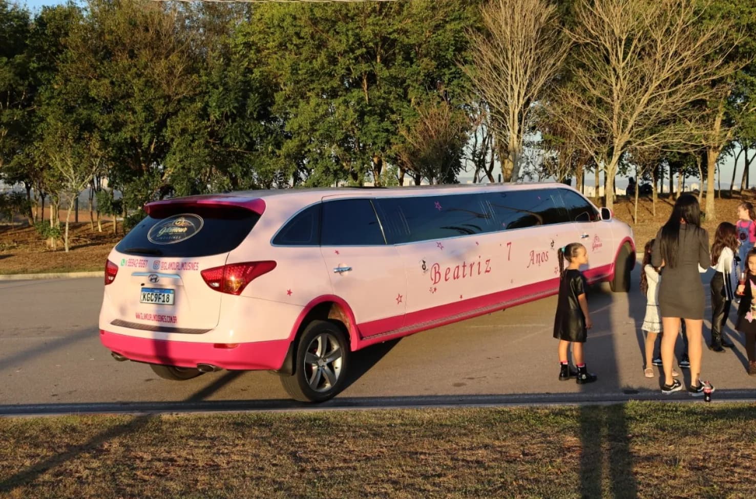 Limousine Rosa — Glamour Limousines em São Paulo