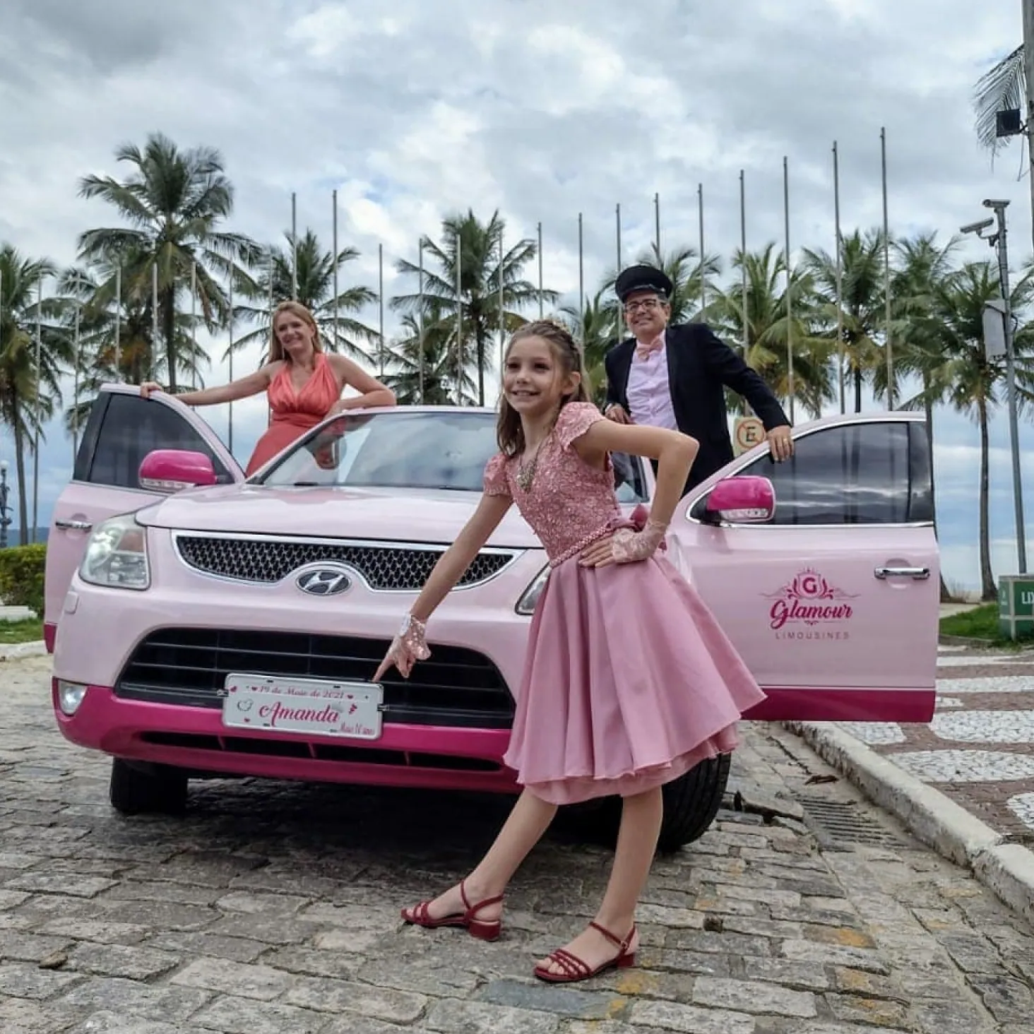 Limousine Rosa — Glamour Limousines em São Paulo